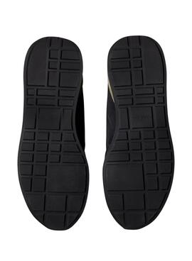 Chaussures Calvin Klein Jeans Retro Runner noir et vert pour homme.