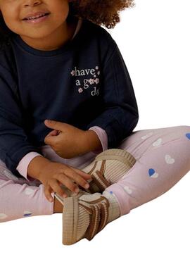 Sweatshirt Name It Linka marine pour fille.