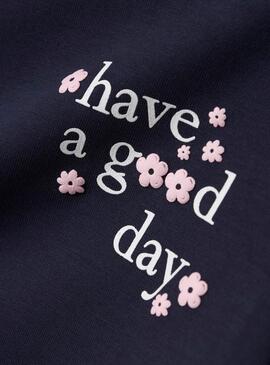 Sweatshirt Name It Linka marine pour fille.