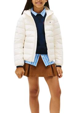 Manteau matelassé Tommy Hilfiger beige pour enfants