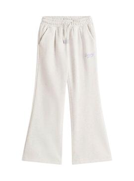 Pantalon Jogger Tommy Hilfiger Varsity gris fille