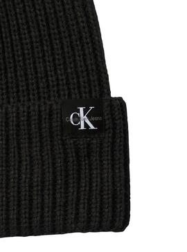 Ensemble bonnet et écharpe noirs Calvin Klein pour enfants