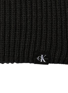 Ensemble bonnet et écharpe noirs Calvin Klein pour enfants