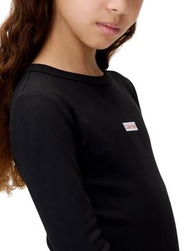 Robe Calvin Klein noire moulante pour fille