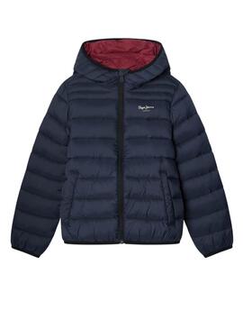 Veste matelassée Pepe Jeans Bailor bleu marine enfant