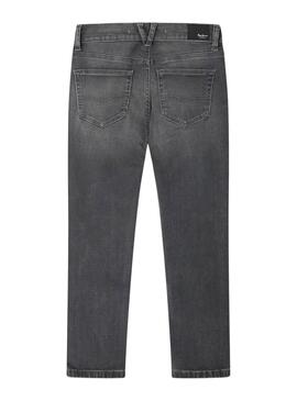 Pantalon en jean Pepe Jeans Cashed gris pour enfant.