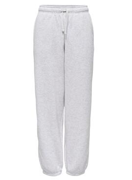 Pantalon gris Only Best pour femme
