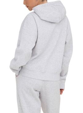 Sudadera Only Best capucha gris para mujer.
