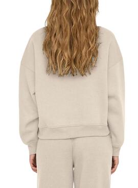 Sudadera Only Best beige pour femme