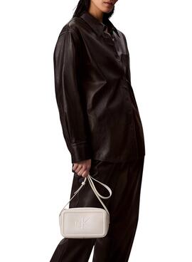 Sac Calvin Klein Jeans Bold Camera blanc pour femme