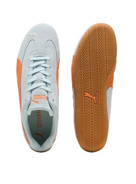 Chaussures Puma Speedcat OG bleu et orange pour femme