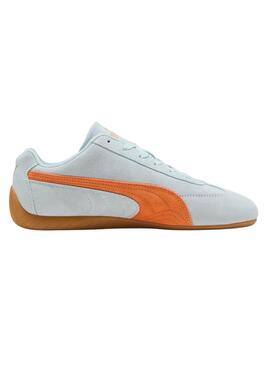 Chaussures Puma Speedcat OG bleu et orange pour femme