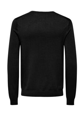 Jersey Only and Sons Wyler noir pour homme