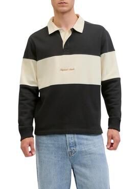Polo Jack and Jones Norrebro bleu et beige pour homme.