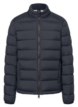 Veste de chasse Ecoalf Beret bleu marine pour homme.