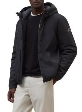 Veste écologique Ecoalf Cartes noire pour homme