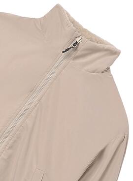 Manteau Mayoral réversible beige pour fille