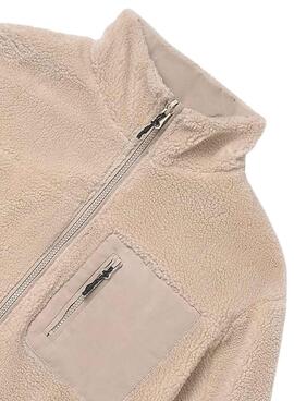 Manteau Mayoral réversible beige pour fille