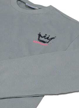 T-shirt Mayoral oversize verte pour fille.