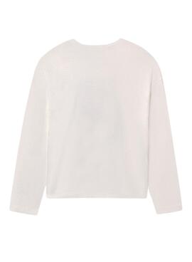 T-shirt Mayoral fleur blanche pour fille