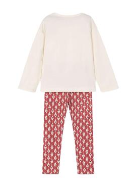 Ensemble Mayoral legging imprimé et t-shirt fille
