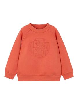 Sweatshirt Mayoral en relieve orange pour garçon