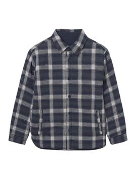 Chemise Mayoral réversible marine pour garçon