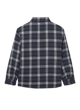 Chemise Mayoral réversible marine pour garçon