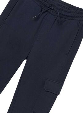 Pantalon Mayoral en punto marine cargo pour garçon.