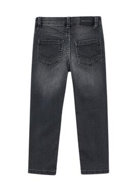 Pantalon en jean ajuste gris pour garçon Mayoral