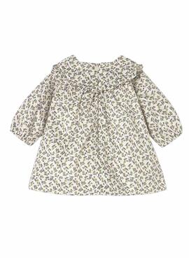 Robe Mayoral en velours imprimé pour bébé