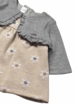 Robe Mayoral avec veste grise pour bébé