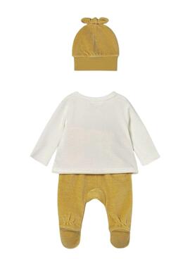 Ensemble Mayoral 3 pièces jaune bébé