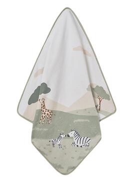 Serviette Mayoral verte pour bébé