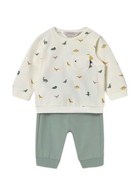 Ensemble de 4 pièces Mayoral dinosaure pour bébé