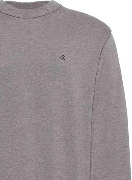 Maillot en tricot gris pour homme Calvin Klein Jeans