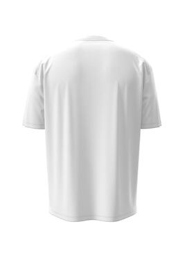 T-shirt Calvin Klein Jeans Center Monogram blanc pour homme