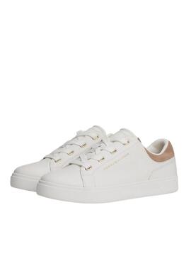 Sneakers Tommy Hilfiger Casual Cupsole blanc pour femme