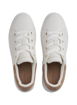 Sneakers Tommy Hilfiger Casual Cupsole blanc pour femme