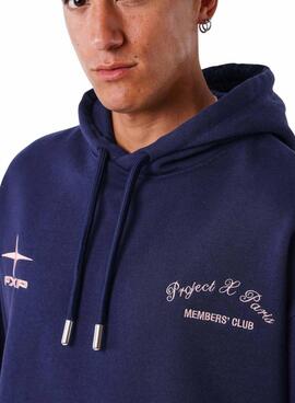 Sweatshirt Project x Paris Member's Club violette pour homme