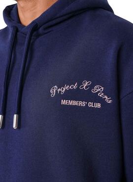 Sweatshirt Project x Paris Member's Club violette pour homme