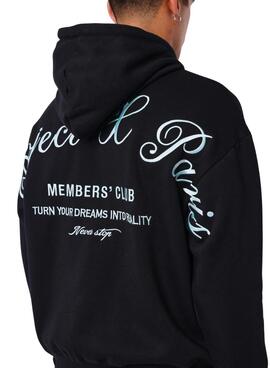 Sweatshirt Project x Paris Member's Club noir pour homme.