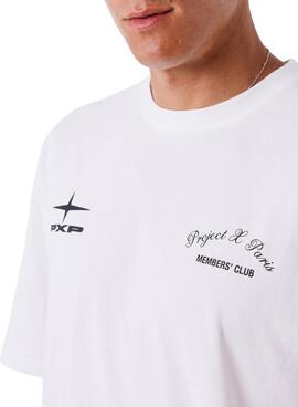 T-shirt Project x Paris Member's Club blanc pour homme