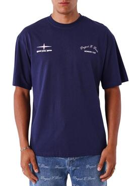 T-shirt Project x Paris Member's Club violet pour hommes