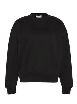 Sweat à capuche Calvin Klein Jeans Archive Logo noir pour femme.