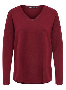 Maillot Only Malio rouge pour femme.
