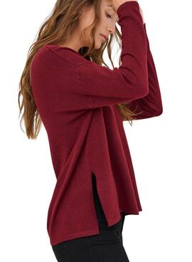 Maillot Only Malio rouge pour femme.