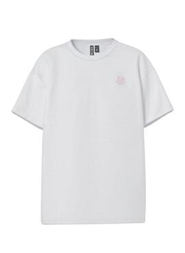 T-shirt Pieces Alfi The Best blanc pour femme