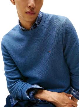Maillot Tommy Hilfiger Essential Structure bleu pour homme