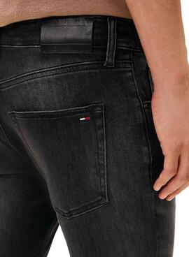 Jean slim Tommy Jeans Scanton DI1286 noir pour homme